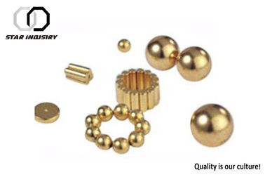 магниты N-52 сферы золотой посуды 24K, хорошие шарики магнита покрытия N52 золота самые сильные
